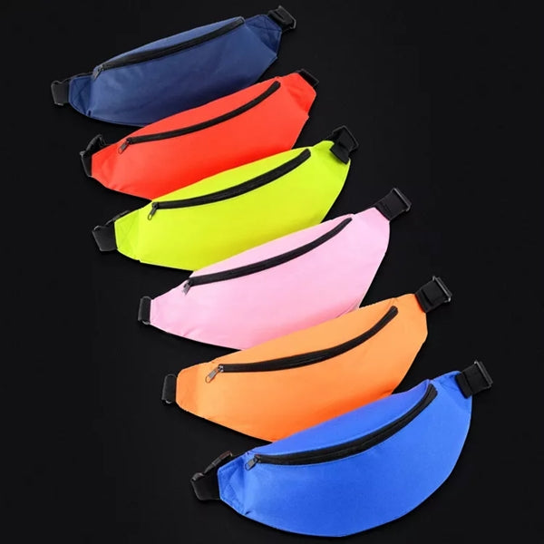 Unisex Fanny Belt Bags Custom Logo Sports Travel Waist Pack