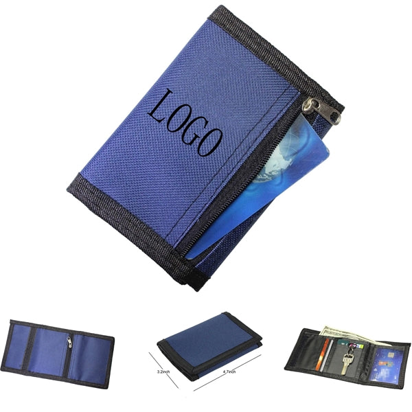Trifold Sports Nylon Wallets