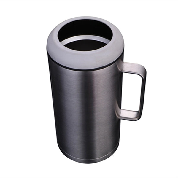 40oz Stainless Steel Double Wall Can Cooler With Handle