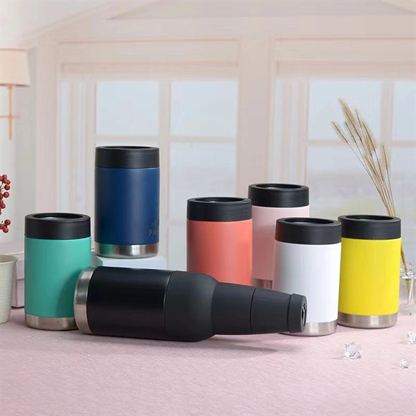 12oz Stainless Steel Double Wall Can Cooler Sleeve Holder