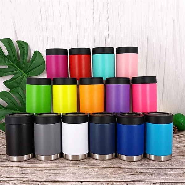 12oz Stainless Steel Double Wall Can Cooler Sleeve Holder