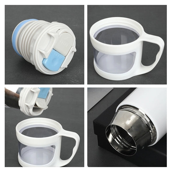 17oz Stainless Steel Thermos With Lid Handle Vacuum Bottle
