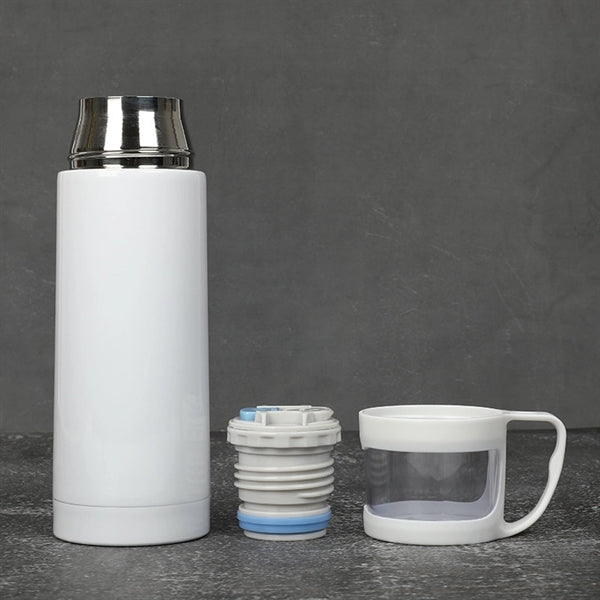 17oz Stainless Steel Thermos With Lid Handle Vacuum Bottle