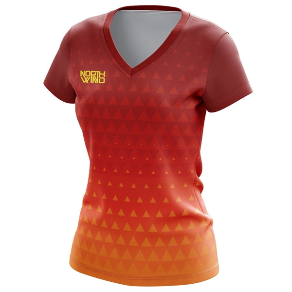 Women's 160 GSM Brushed Milk Silk Sublimated jersey T-Shirt
