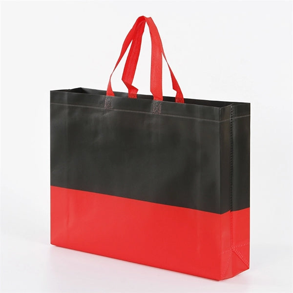 Two-tone Laminated Tote Bag