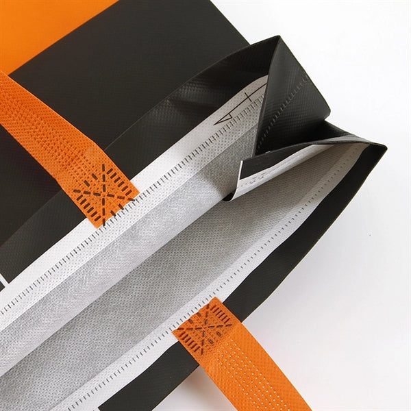 Two-tone Laminated Tote Bag