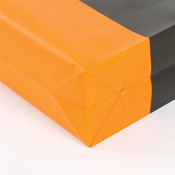 Two-tone Laminated Tote Bag