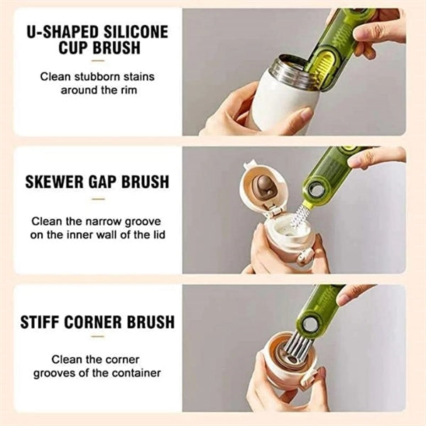 3 In 1 Bottle Cup Brush Straw Cleaner Tools