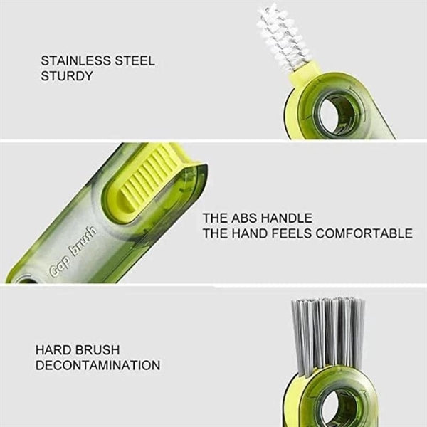3 In 1 Bottle Cup Brush Straw Cleaner Tools