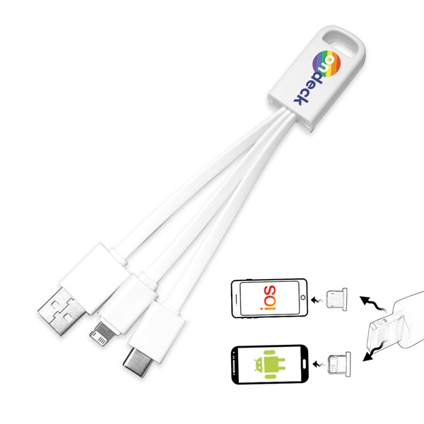 Lehmann 3-in-1 Charging Cables with 3 Tips