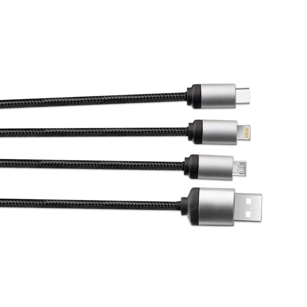 Howe 4 in 1 Light up logo Charging Cable with