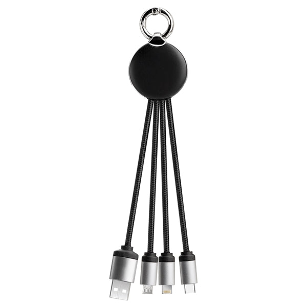 Howe 4 in 1 Light up logo Charging Cable with