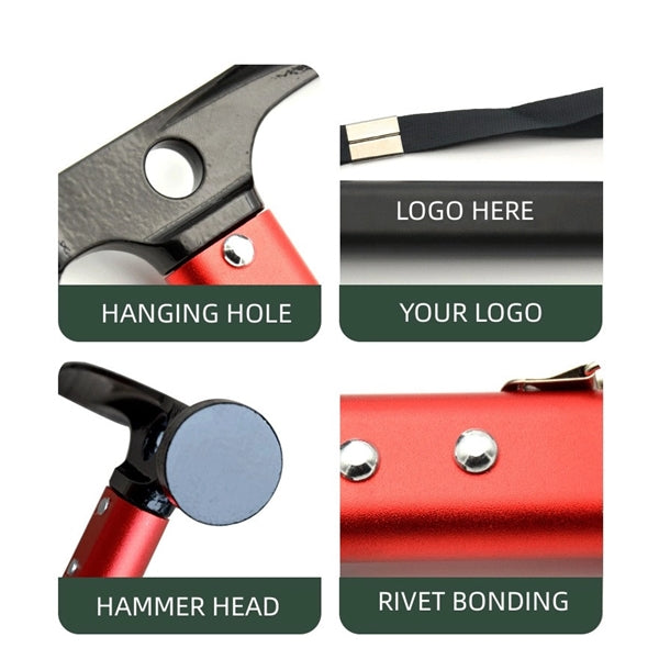 Aluminum Camping Hammer With Hook