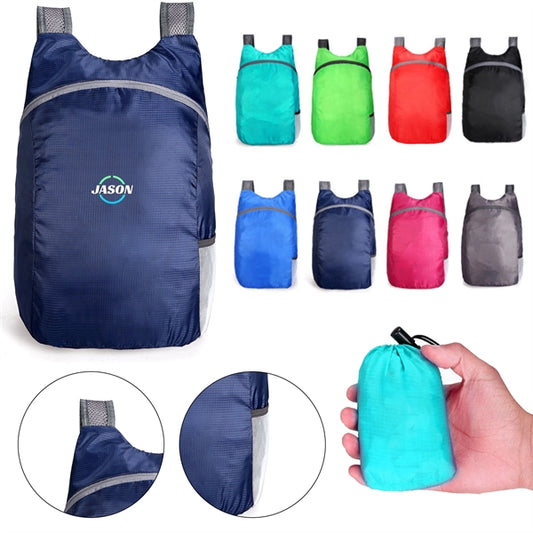 Outdoor Travel Waterproof Colorful Folding Backpack