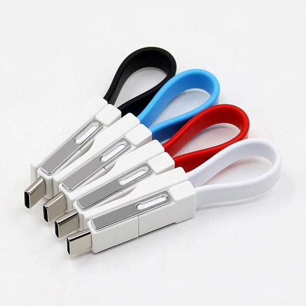 3 in 1 Keychain Magnetic USB Cable