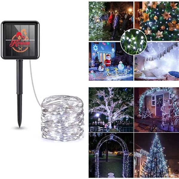 105FT Waterproof Outdoor Solar String Lights