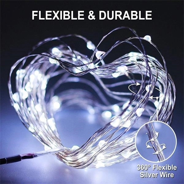 105FT Waterproof Outdoor Solar String Lights