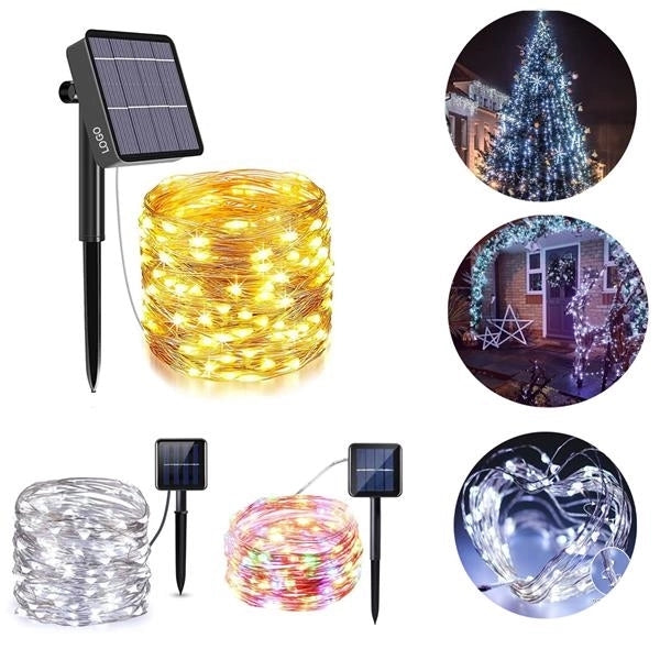 Waterproof Outdoor Solar String Lights
