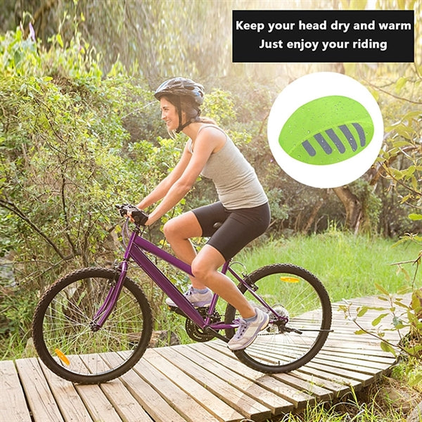 Reflective Waterproof Bike Bicycle Helmet Rain Cover