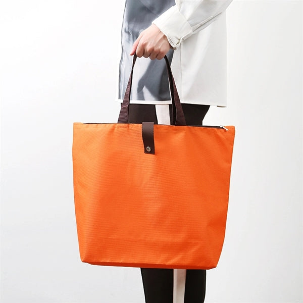 Solid Color Tote Grocery Bag