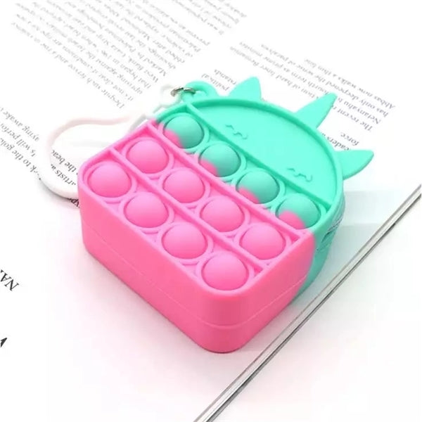 Pop Wallet Coin Purse with Keychain