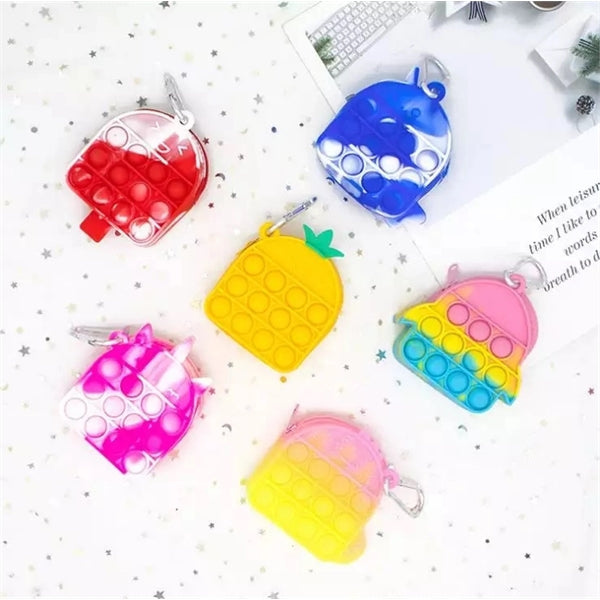 Pop Wallet Coin Purse with Keychain