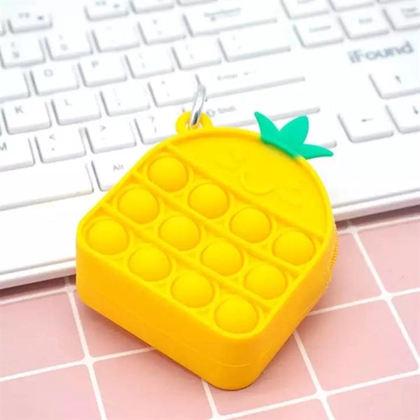 Pop Wallet Coin Purse with Keychain