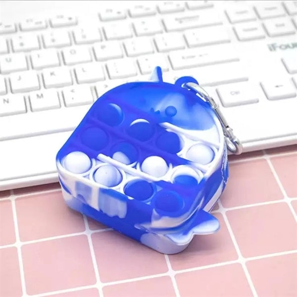 Pop Wallet Coin Purse with Keychain
