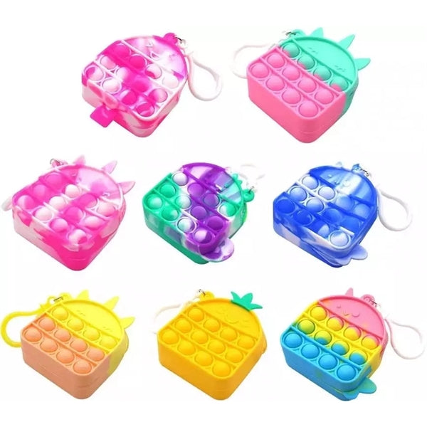 Pop Wallet Coin Purse with Keychain