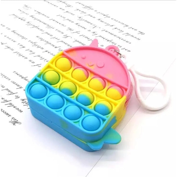Pop Wallet Coin Purse with Keychain