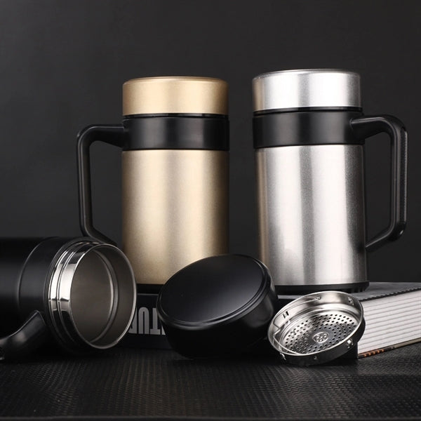 13oz Stainless Steel Vacuum Insulated Coffee Mug With Handle