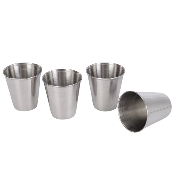 2.33Oz Stainless Steel Pint Cup Set (4 Pack)