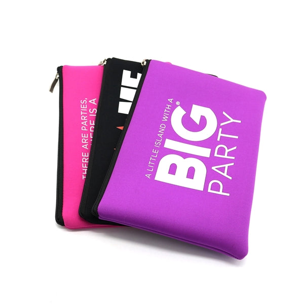 Pencil Case Zipper Neoprene Travel Makeup Bag for Purse