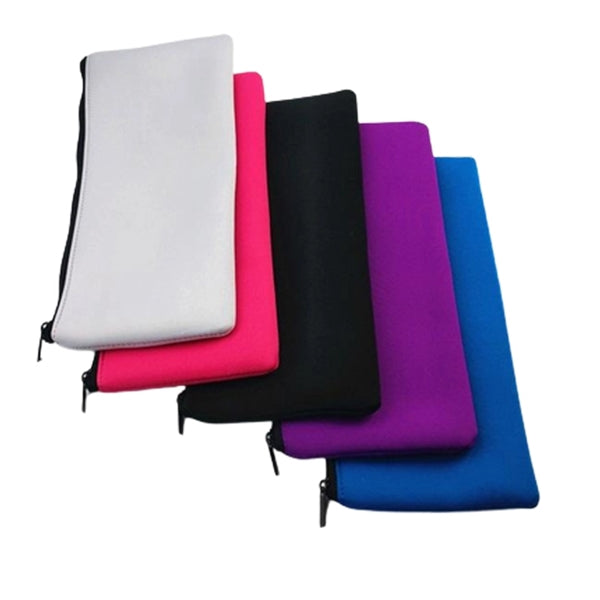 Pencil Case Zipper Neoprene Travel Makeup Bag for Purse