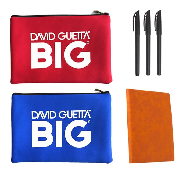 Pencil Case Zipper Neoprene Travel Makeup Bag for Purse
