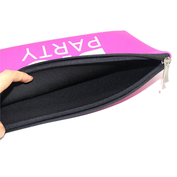 Pencil Case Zipper Neoprene Travel Makeup Bag for Purse