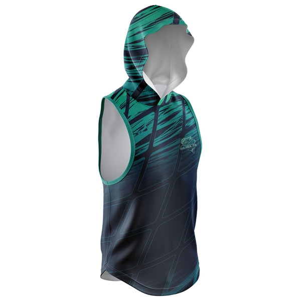 Men's 180 GSM Spandex Milk Silk Sleeveless Pullover Hoodies