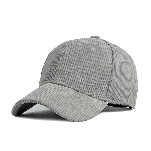Corduroy Thermal Brim Baseball Cap Hat