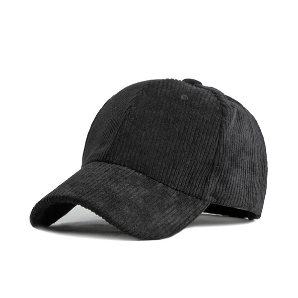 Corduroy Thermal Brim Baseball Cap Hat