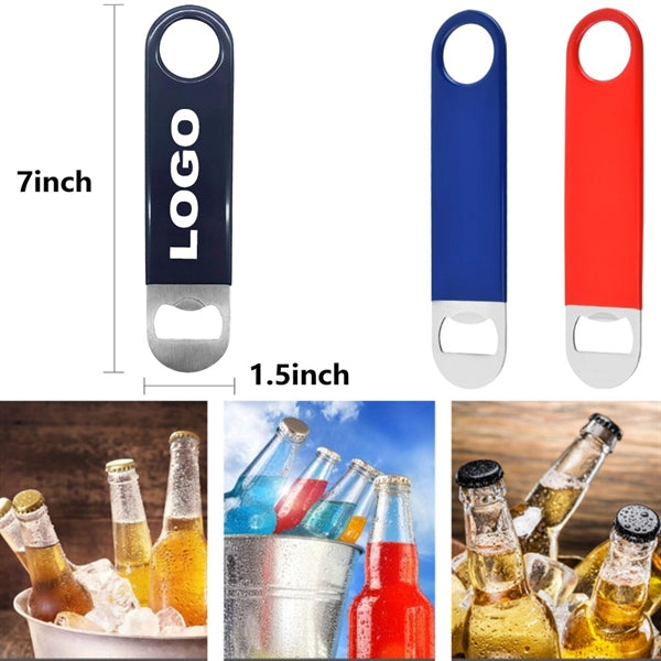 Stainless steel beer opener
