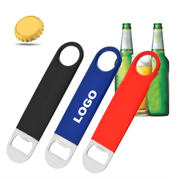Stainless steel beer opener