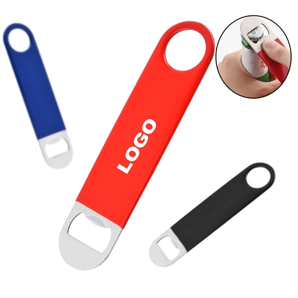 Stainless steel beer opener