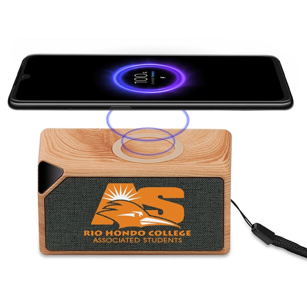 York Eco-Friendly Speaker and Wireless Charger