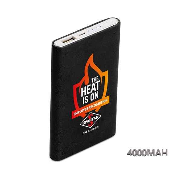 Tanner PU Wrapped Power Bank 4000mAh