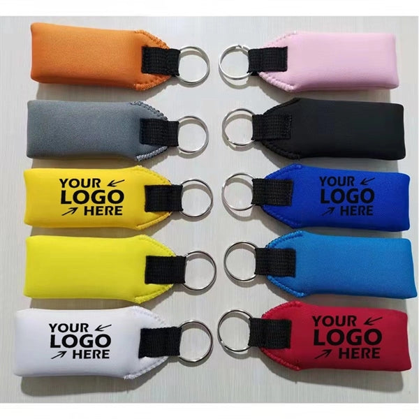 Waterproof Floating Neoprene Keychain