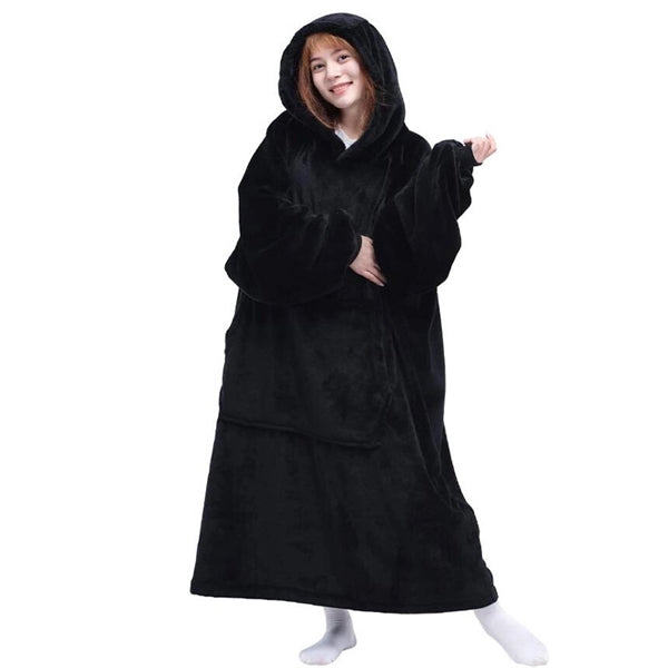 Fluffy Hooded Blanket