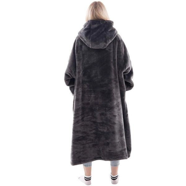 Fluffy Hooded Blanket