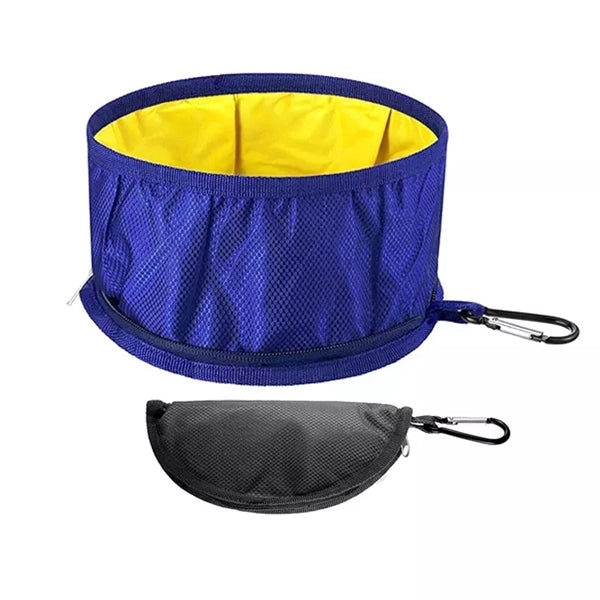 Collapsible Pet Bowl w/Zipper