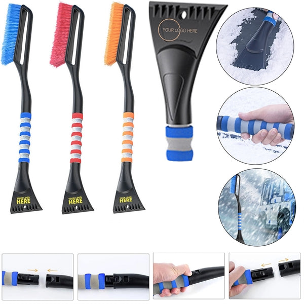 Snow Detachable Ice Scraper Grip Car Brush