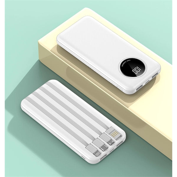 Build In Charge Cable Power Bank 10000mah For Mobiles